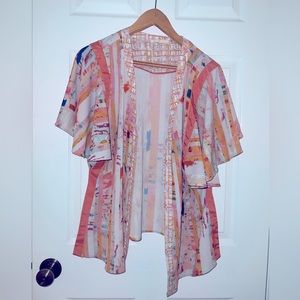 Anthropologie short kimono one size